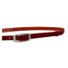 Penny Belts Dámský kožený opasek 15-2-93 red 110 cm