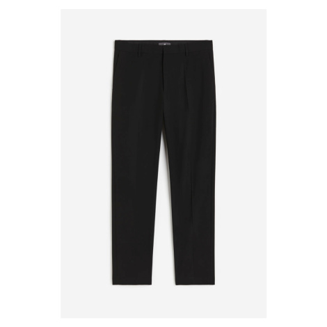 H & M - Společenské kalhoty Slim Fit - černá H&M