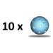 Florbalový míček TRIX IFF - azurový - 10 ks