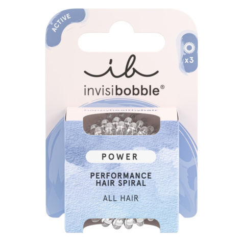 Invisibobble Gumička do vlasů Power Crystal Clear 3 ks