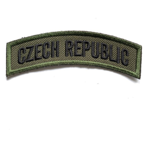 NAVYS nášivka domovenka oblouček CZECH REPUBLIC - OLIV