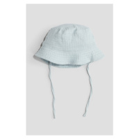 H & M - Cotton muslin bucket hat - tyrkysová
