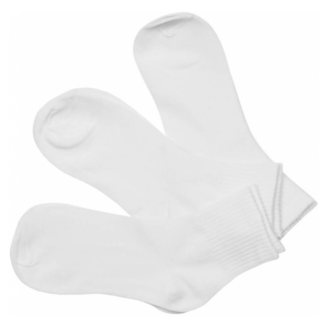 Sportovní bavlněné dámské ponožky ZW401A-3Pack bílá