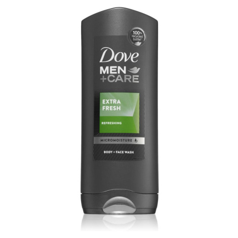 Dove Men+Care Extra Fresh sprchový gel na tělo a obličej 400 ml