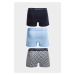 SPODNÍ PRÁDLO GANT G PATTERN TRUNK 3-PACK EVENING BLUE