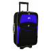 Rogal Modro-černý textilní cestovní kufr "Standard" - M (35l), L (65l), XL (100l)