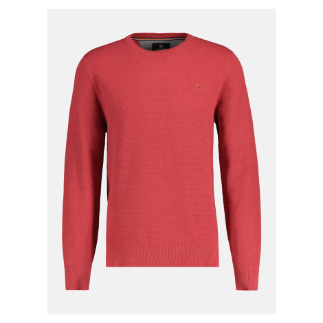 Červený pánský basic svetr LERROS