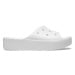 Dámské šlapky (plážová obuv) CROCS Classic Platform Slide white