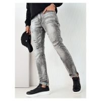 Pánské šedé džínové kalhoty Dstreet UX4133