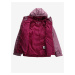 Růžová dětská zimní prošívaná bunda Alpine Pro MERIKO 2