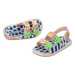 Melissa MINI Estrelar + Fábula B Baby Sandals - Beige/Blue ruznobarevne