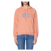 Mikina diesel f-reggy-hood-e2 sweat-shirt oranžová