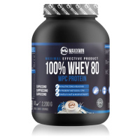 Maxxwin 100% Whey 80 Protein syrovátkový protein v prášku příchuť Cappuccino 2200 g