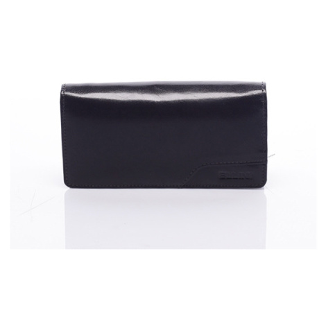 Dámská kožená peněženka Snappy in Black Ellini