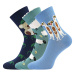 Dámské ponožky Boma - Xantipa 68, modrá, mentol Barva: Mix barev