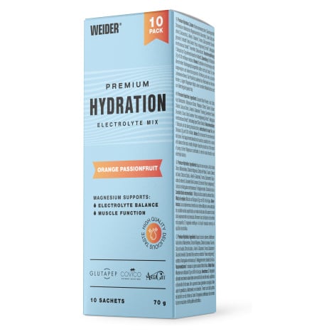 Weider Premium Hydration Electrolyte Mix 10 x 7 g, směs elektrolytů a dalších biologicky aktivní