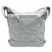 Velký světle šedý kabelko-batoh s kapsami