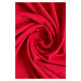 ELEONORA - Klasické červené dámské šaty s brokátem a s vykrojením na zádech 529-3