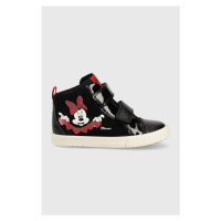 Dětské sneakers boty Geox x Disney černá barva