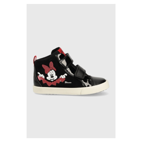Dětské sneakers boty Geox x Disney černá barva