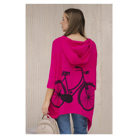 Kesi Mikina Bike s potiskem Barva: Fialová