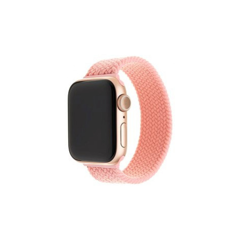 FIXED Elastic Nylon Strap pro Apple Watch 38/40/41mm velikost L růžový