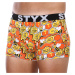 3PACK pánské boxerky Styx art sportovní guma vícebarevné (3G13724)