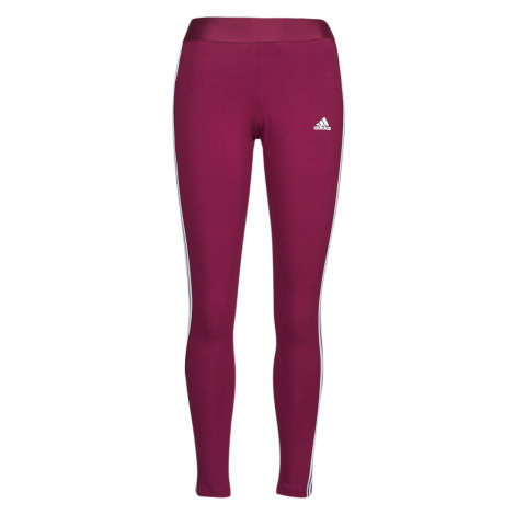 Adidas 3 Stripes Leggings Bordó