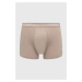 Boxerky Emporio Armani Underwear pánské, béžová barva