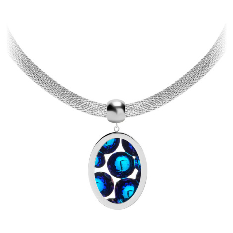 Preciosa Ocelový náhrdelník s třpytivým přívěskem Idared 7360 46
