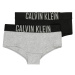 Calvin Klein Underwear Spodní prádlo '2 PACK SHORTY' šedá / černá
