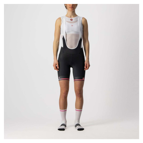 CASTELLI Cyklistické kalhoty krátké s laclem - GIRO D'ITALIA 2024 W - růžová/černá