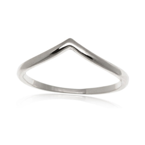 Stříbrný prsten bez kamínků AGG445F Beneto