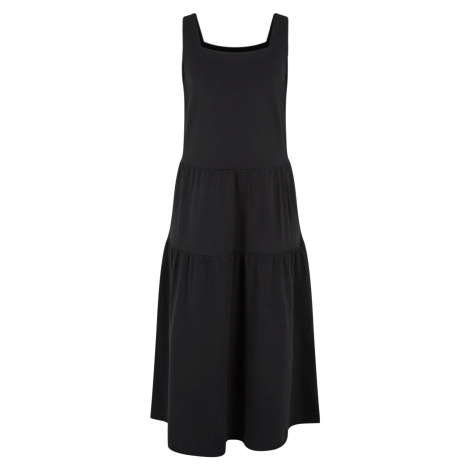 Dívčí šaty 7/8 Length Valance Summer Dress - černé Urban Classics