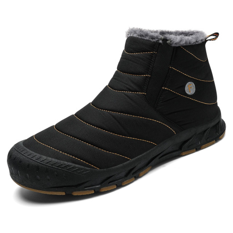 Prešívané snehové topánky zimné vodeodolné s plyšom MIXI FASHION