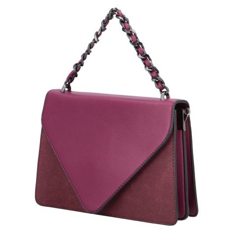Luxusní dámská koženková kabelka Trinida , fialová Coveri