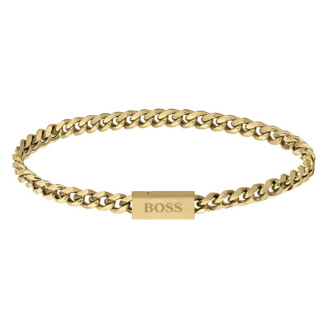 Hugo Boss Nadčasový pozlacený náramek Chain for Him 1580172cm