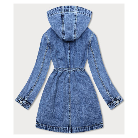 Volná dámská džínová bunda ve světle modré barvě model 18845683 - Good looking