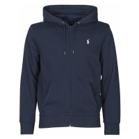 Polo Ralph Lauren SWEATSHIRT A CAPUCHE ZIPPE EN JOGGING DOUBLE KNIT TECH LOGO PONY Tmavě modrá