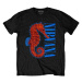 Nirvana Tričko Seahorse Unisex Black