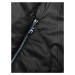 Černá dámská bunda s odepínací kapucí (B8218-1)