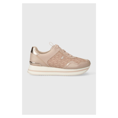 Tenisky MICHAEL Michael Kors Raina růžová barva, 43R4RNFSAB