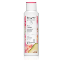 Lavera Gloss & Shine jemný čisticí šampon pro lesk a hebkost vlasů 250 ml