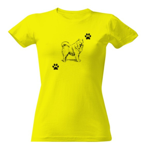 Dámské tričko Samojed tlapky
