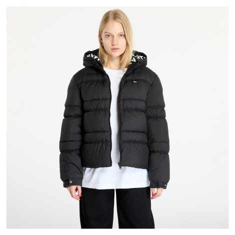 Bunda Tommy Jeans Quilt Rouch Tape Jacket Black Tommy Hilfiger