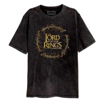 Lord Of The Rings|Pán prstenů - Gold Foil Logo - tričko