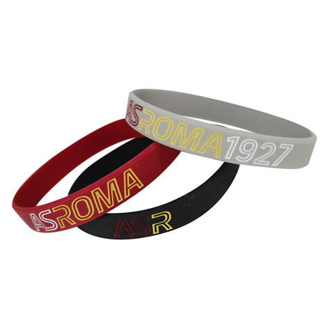 AS Roma 3pack gumový náramek Rubber bracelet