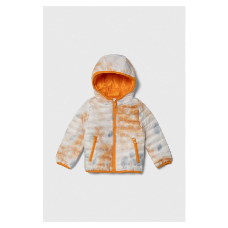 Dětská bunda Guess oranžová barva