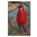 DOPPLER dětská pláštěnka s kapucí, vel. 140, červená