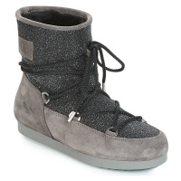 Moon Boot FAR SIDE LOW SUEDE GLITTER Černá